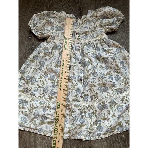 Susu &‎ Cra Luxury Brand 100% Cotton 3Y Button Back Dress - Picture 8 of 10